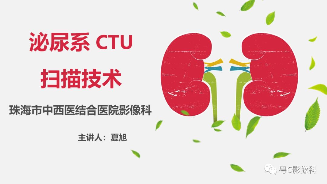 影像PPT - 【PPT】泌尿系CTU扫描技术-1