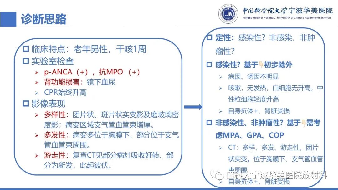影像PPT - 【病例】抗中性粒细胞胞浆抗体相关性血管炎1例肺部CT表现-13