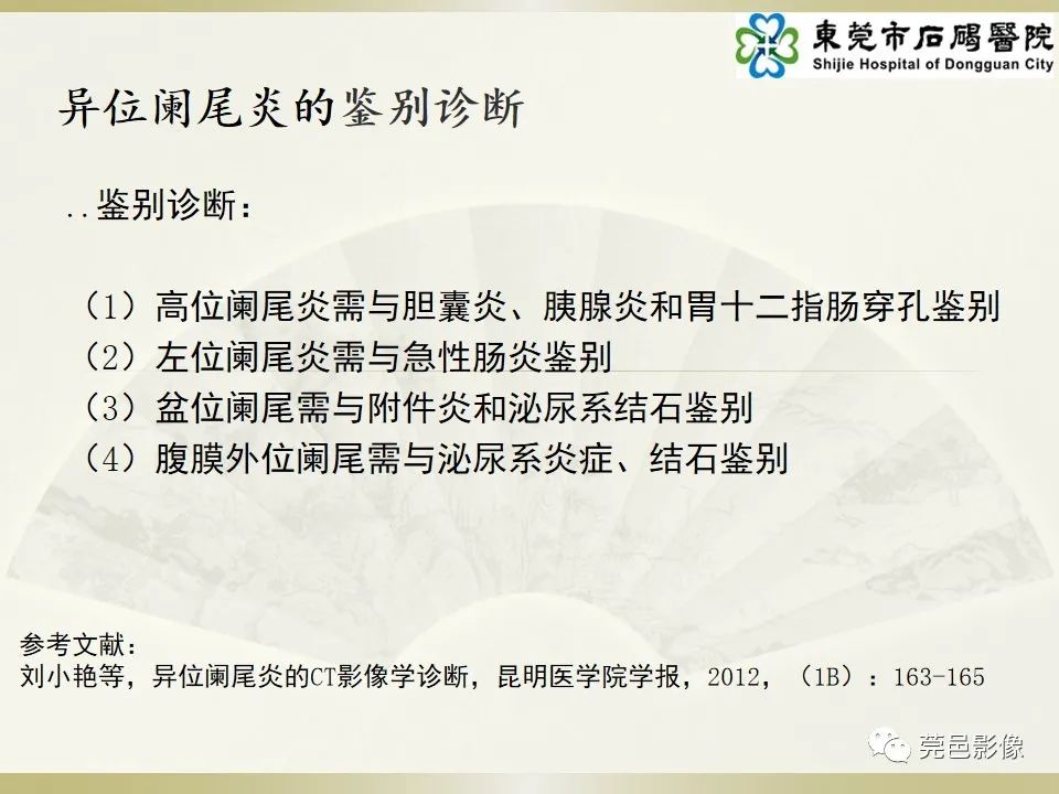 影像PPT - 【PPT】异位阑尾炎的CT诊断-18
