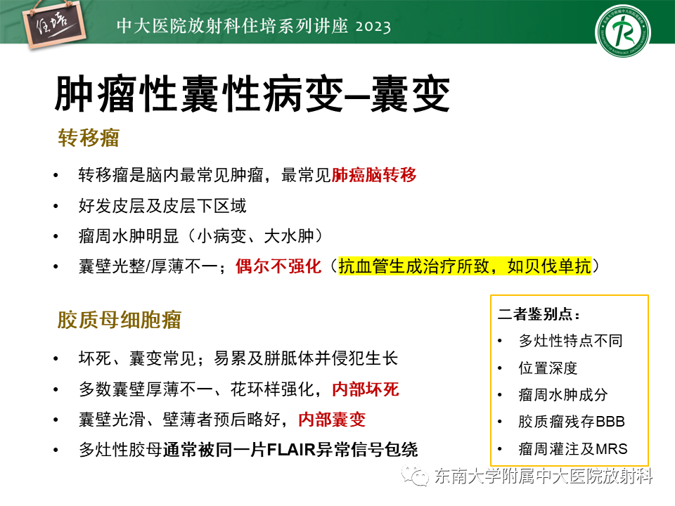 影像PPT - 【PPT】颅内常见肿瘤性囊性病变-4