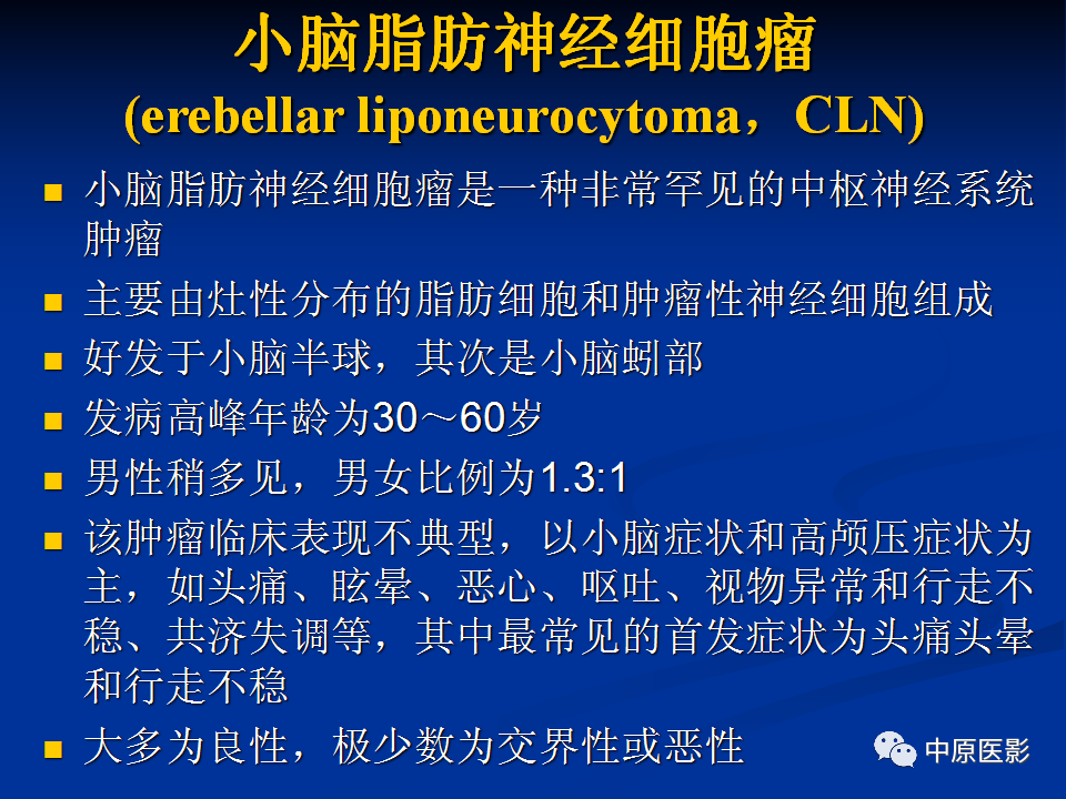 影像PPT - 【病例】小脑脂肪神经细胞瘤1例MR影像-13