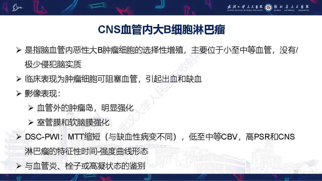 影像PPT - 【PPT】中枢神经系统淋巴瘤WHO分类更新及影像诊断-20