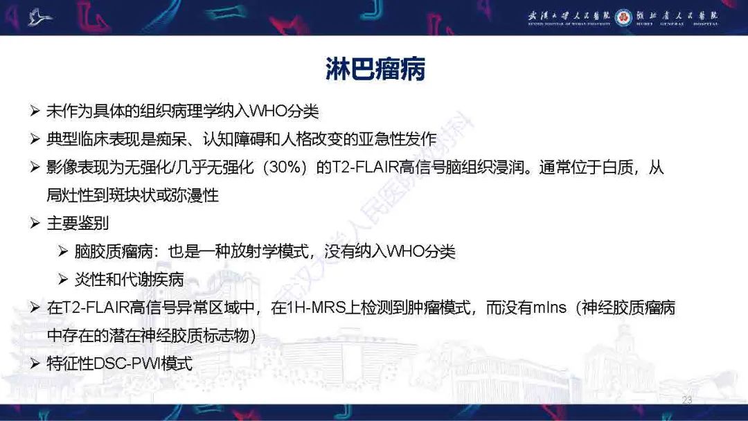 影像PPT - 【PPT】中枢神经系统淋巴瘤WHO分类更新及影像诊断-23