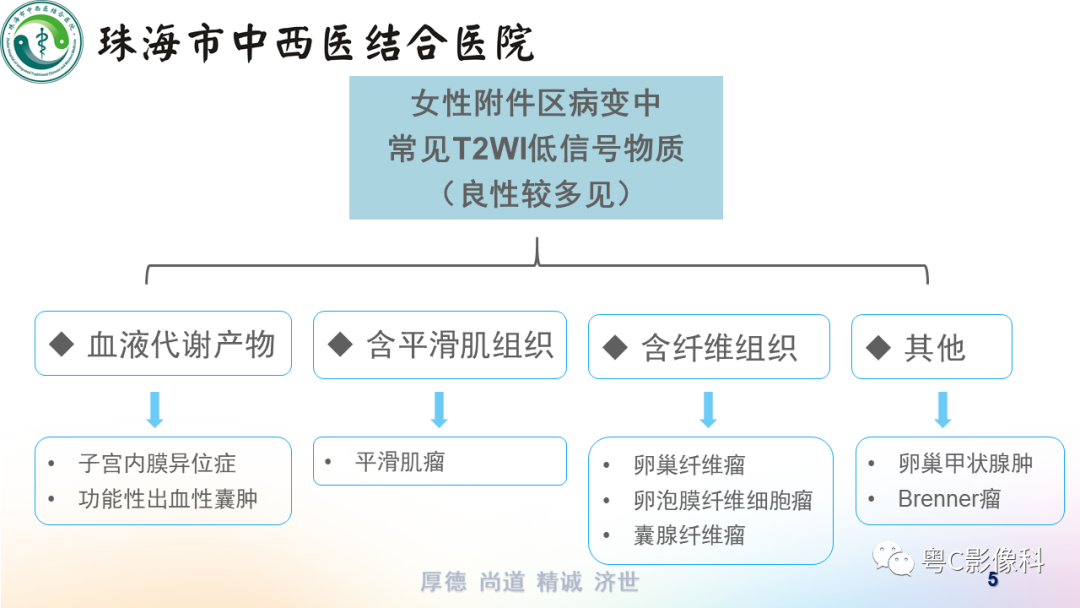影像PPT - 【PPT】女性附件区T2WI低信号病变影像诊断分析-5