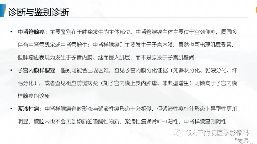 影像PPT - 【PPT】子宫中肾样腺癌-20