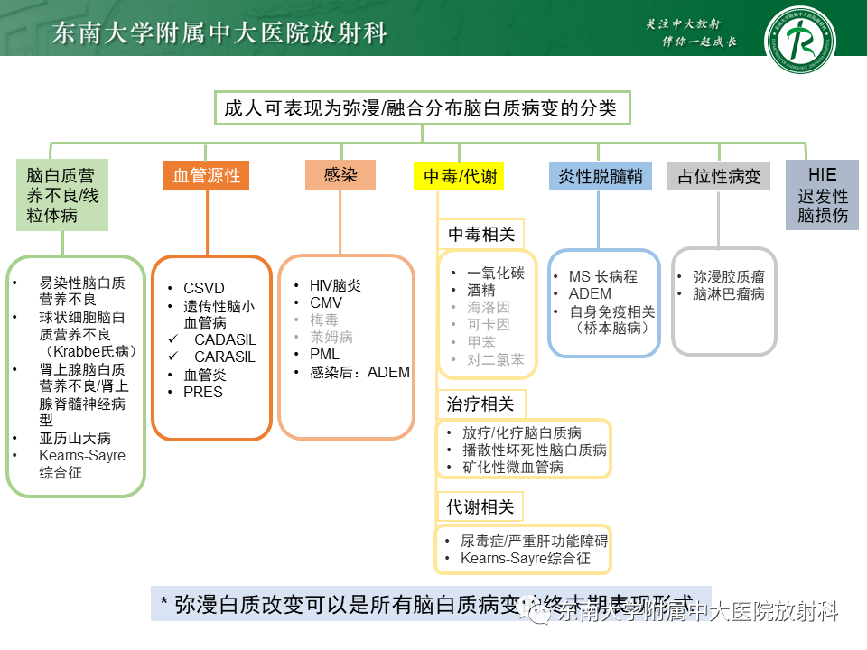 影像PPT - 【PPT】成人脑白质受累为主的弥漫/融合分布病变的诊断思路-29