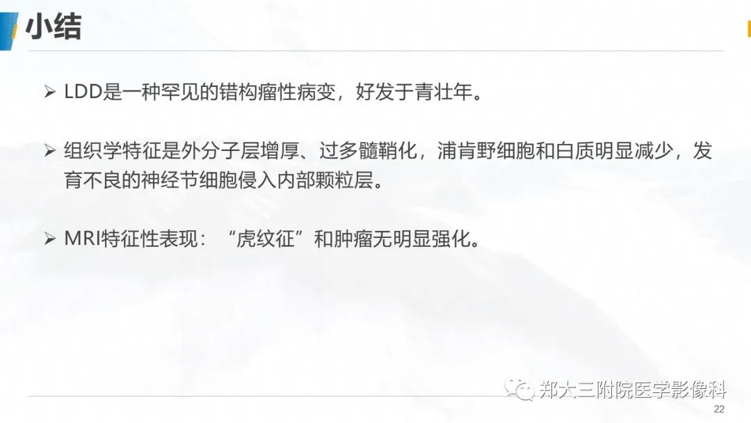 影像PPT - 【PPT】小脑发育不良性神经节细胞瘤的影像诊断-22
