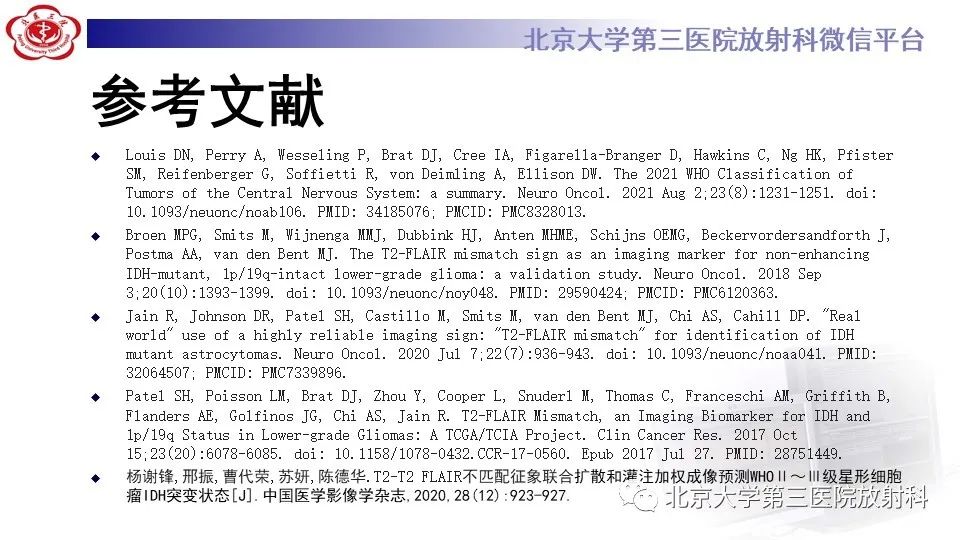 影像PPT - 【PPT】低级别星形细胞瘤中的T2/Flair不匹配征-22