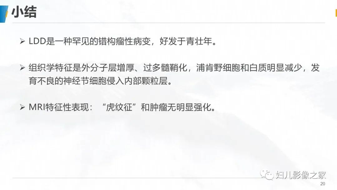 影像PPT - 【PPT】小脑发育不良性神经节细胞瘤的影像诊断-20