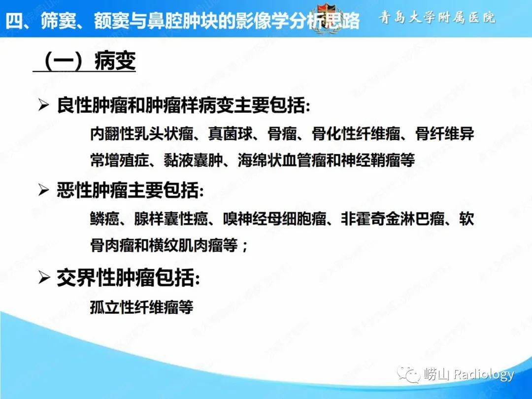 影像PPT - 【PPT】鼻腔鼻窦肿瘤和肿瘤样病变的影像学分析思路-22