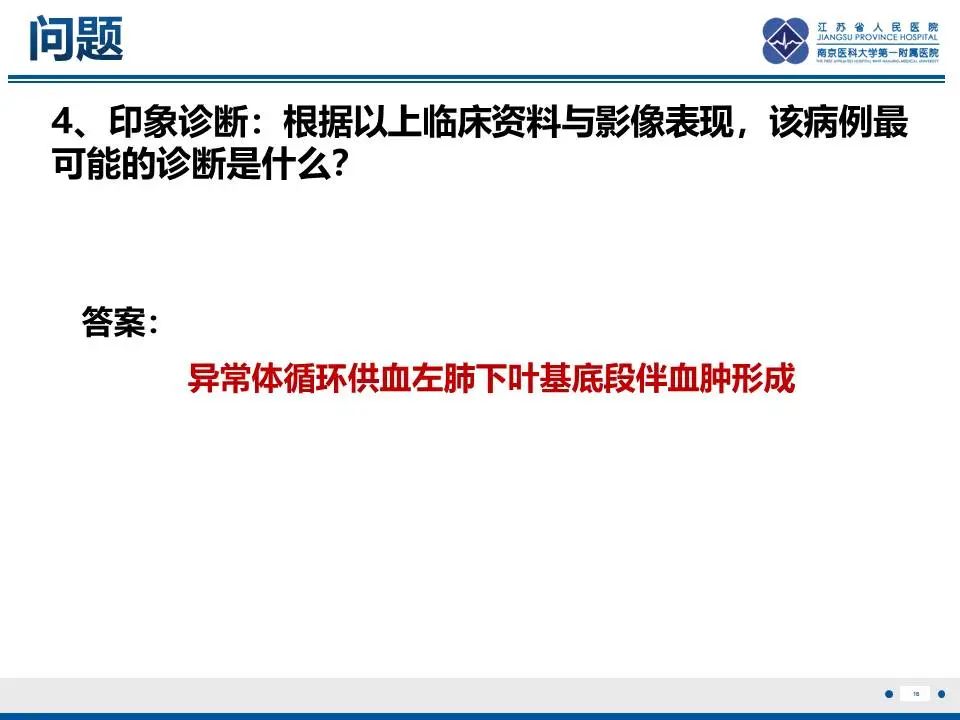 影像PPT - 【PPT】异常体循环供血左肺下叶基底段-17