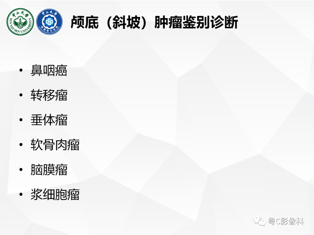 影像PPT - 【病例】颅底脊索瘤1例CT及MR影像表现及鉴别诊断-32