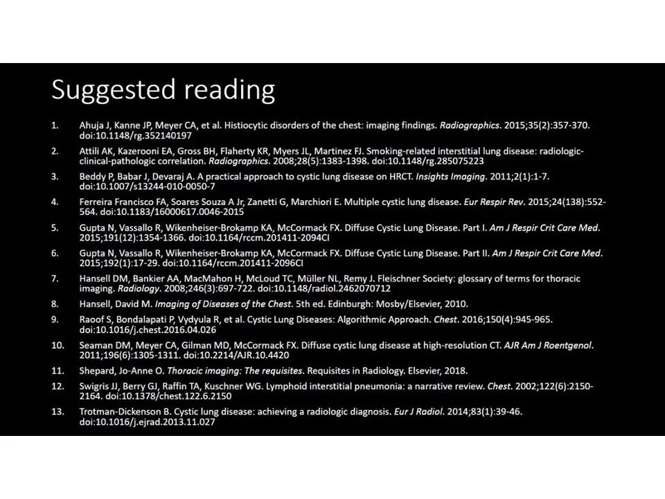 影像PPT - 【PPT】囊性肺疾病的影像学-病理相关性-34