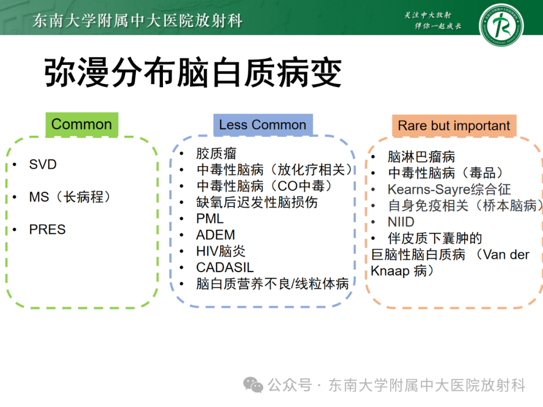 影像PPT - 【PPT】成人脑白质受累为主的弥漫/融合分布病变的诊断思路-9